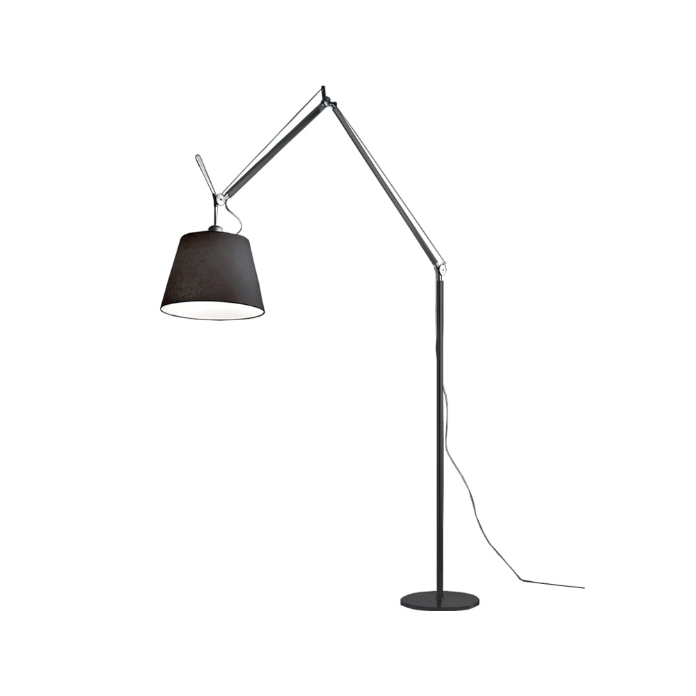 Artemide Tolomeo Mega floor lamp Black-black, ø36cm