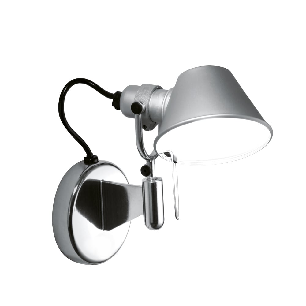 Artemide Tolomeo Micro Faretto wall lamp Aluminum, without on-off button