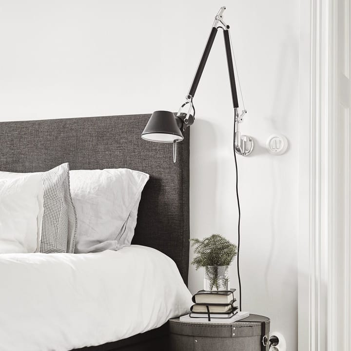 Tolomeo Micro wall lamp, Black Artemide