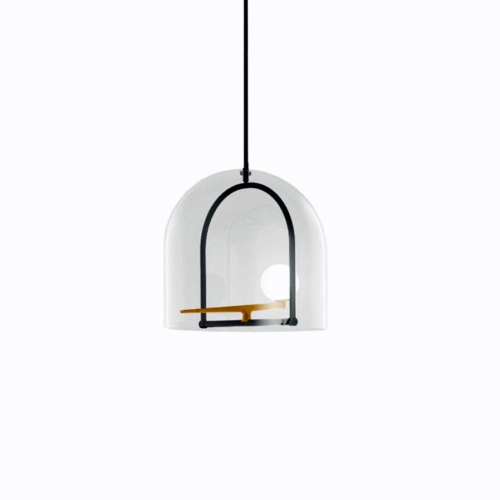 Artemide Yanzi S pendant Black brass