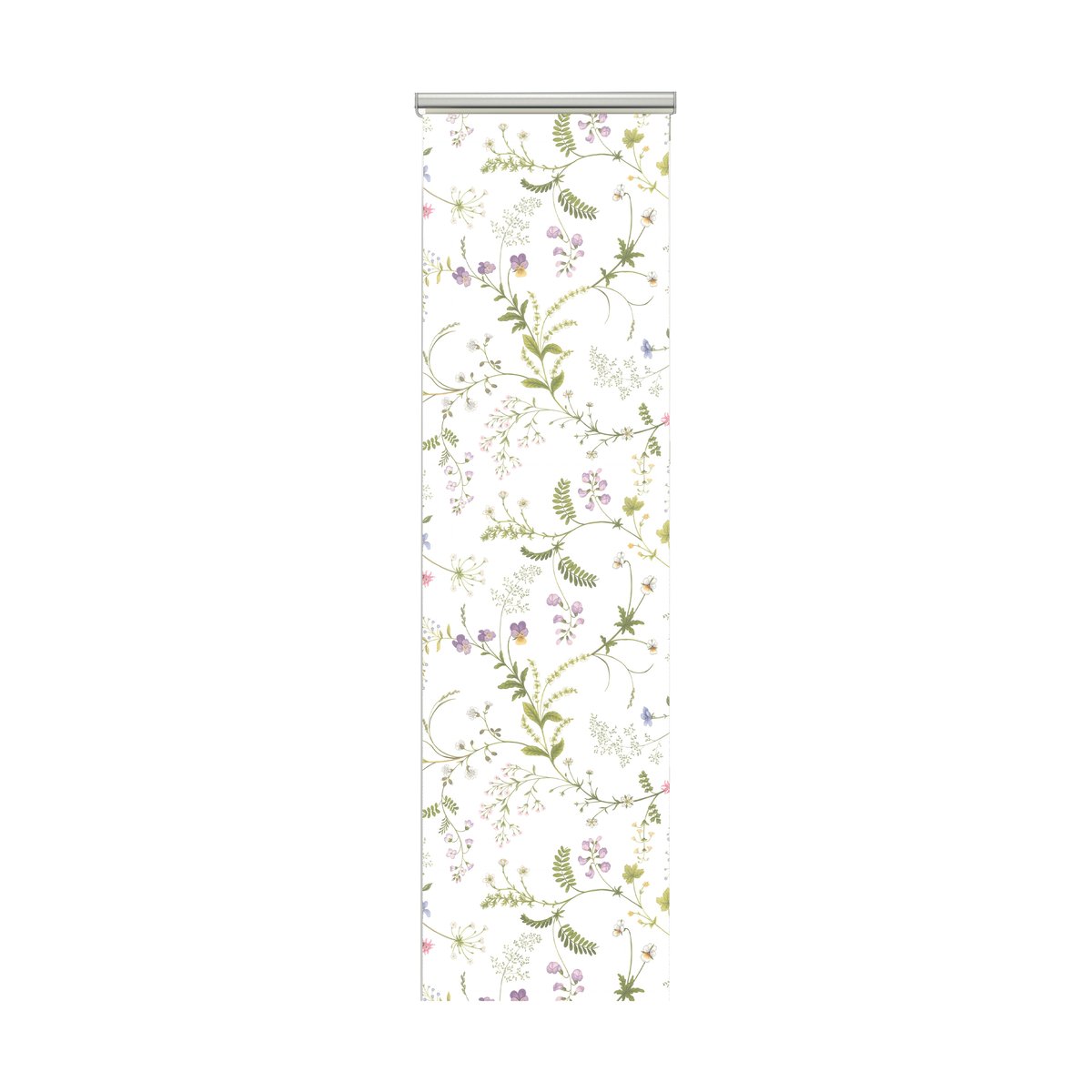 Arvidssons Textil Blomsteryra panel curtain 2-pack Green