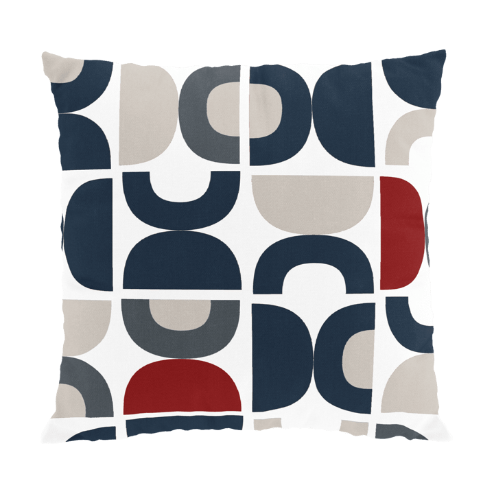 Spiraldans cushion cover 47x47 cm - Blue - Arvidssons Textil