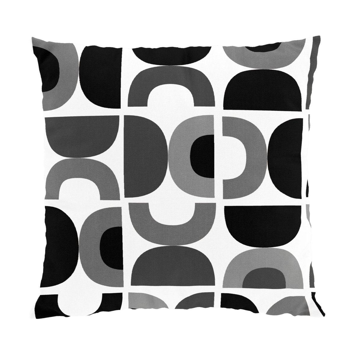 Arvidssons Textil Spiraldans cushion cover 47x47 cm Grey