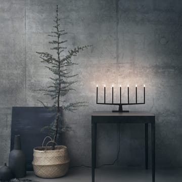 Adventure advent candle 7-arms - black - Ateljé Lyktan