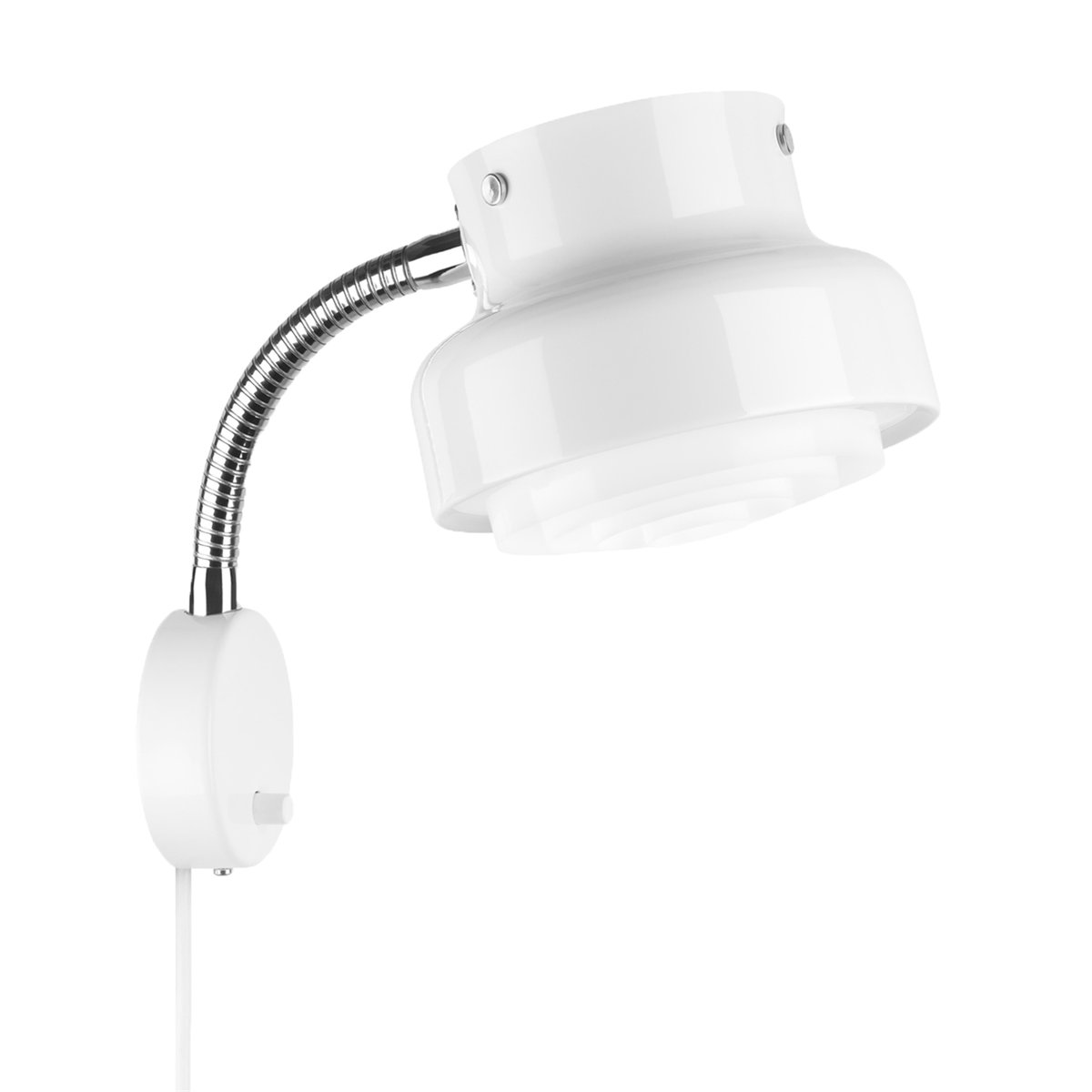 Ateljé Lyktan Bumling mini wall lamp Ø 19 cm White