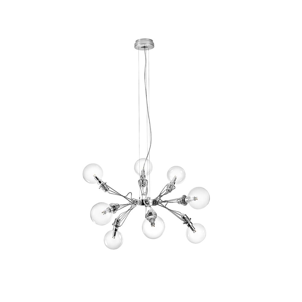 Ateljé Lyktan Matrix pendant lamp Nickle plated, 8-arm