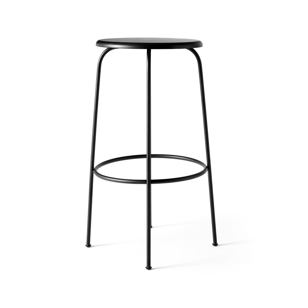 Audo Copenhagen Afteroom barstool Black, low