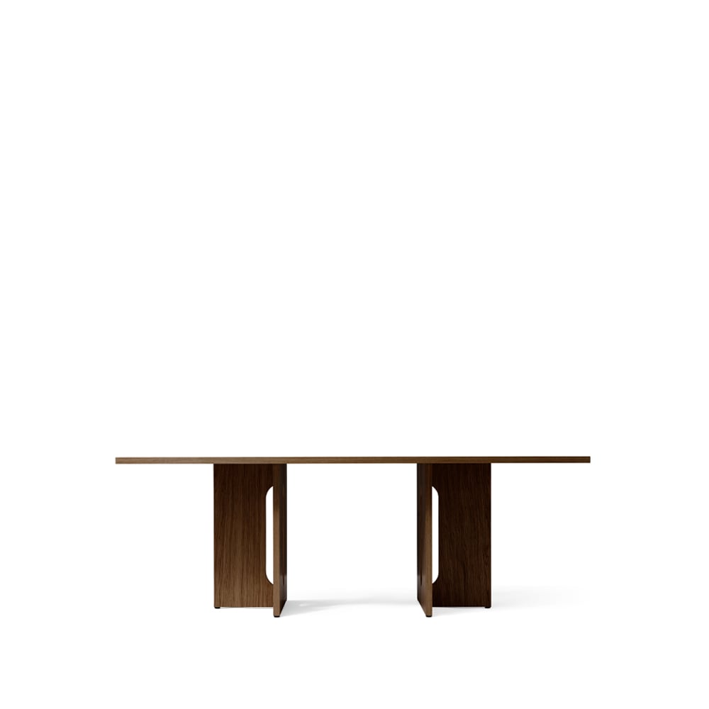 Audo Copenhagen Androgyne rectangular dining table Oak dark stained. 210x109 cm