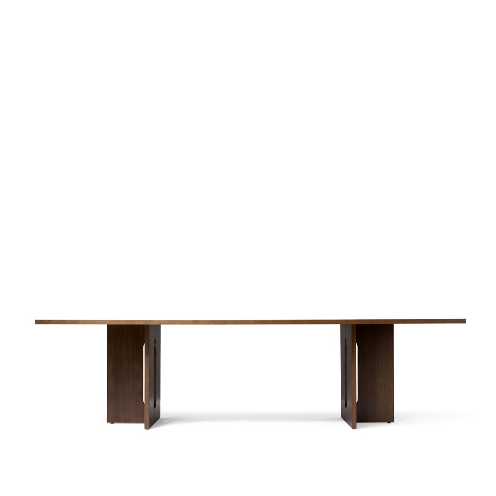 Audo Copenhagen Androgyne rectangular dining table Oak dark stained. 278x109 cm