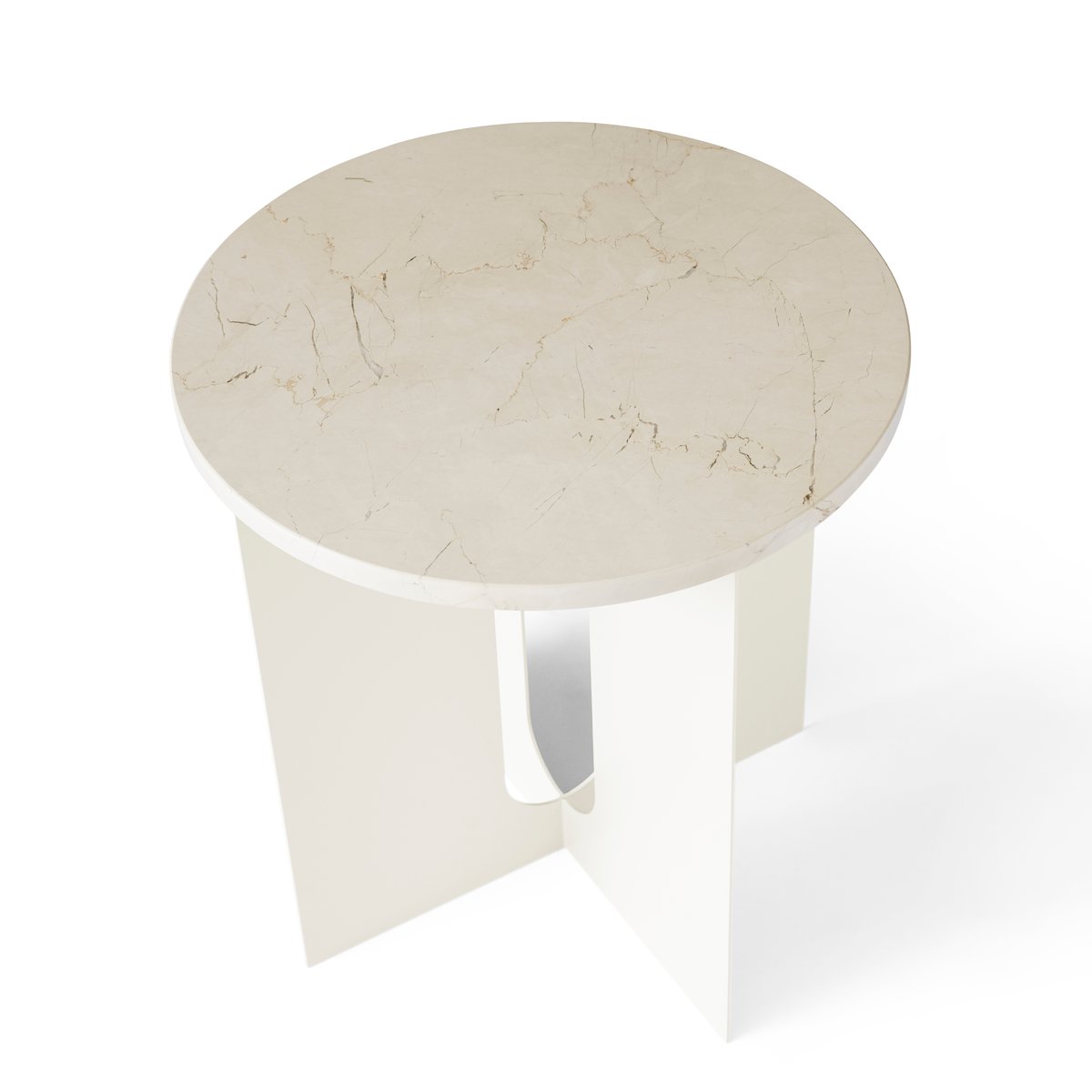 Audo Copenhagen Androgyne table top for side table ivory white