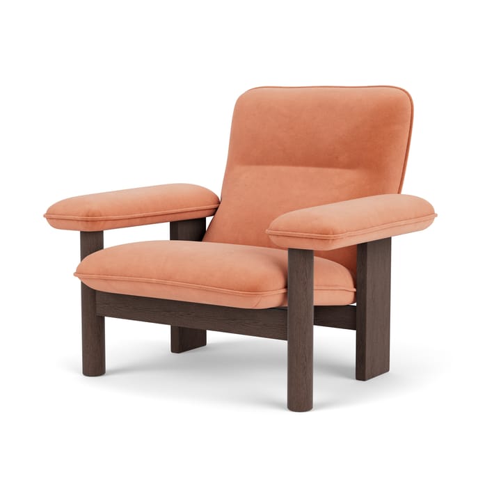 Brasilia armchair - Dark oak-Avalon 012 - Audo Copenhagen