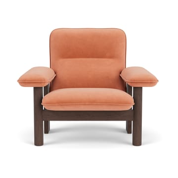 Brasilia armchair - Dark oak-Avalon 012 - Audo Copenhagen