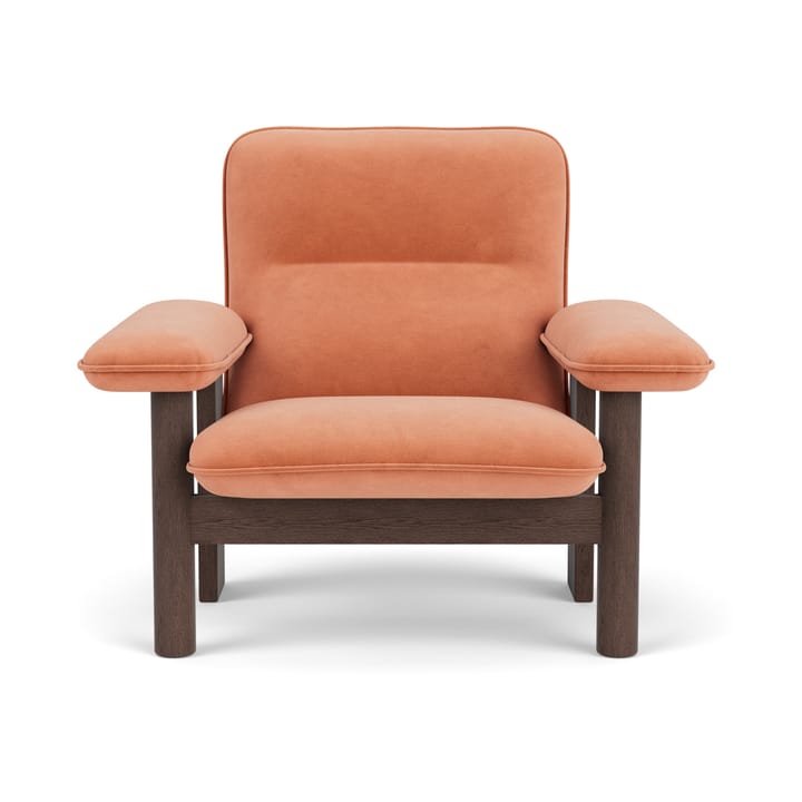 Brasilia armchair, Dark oak-Avalon 012 Audo Copenhagen