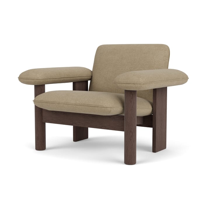 Brasilia armchair low back, Dark oak-Audo Bouclé 02 Audo Copenhagen