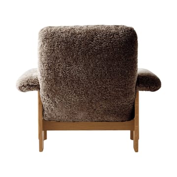 Brasilia armchair - Natural oak-Sahara sheepskin curly - Audo Copenhagen