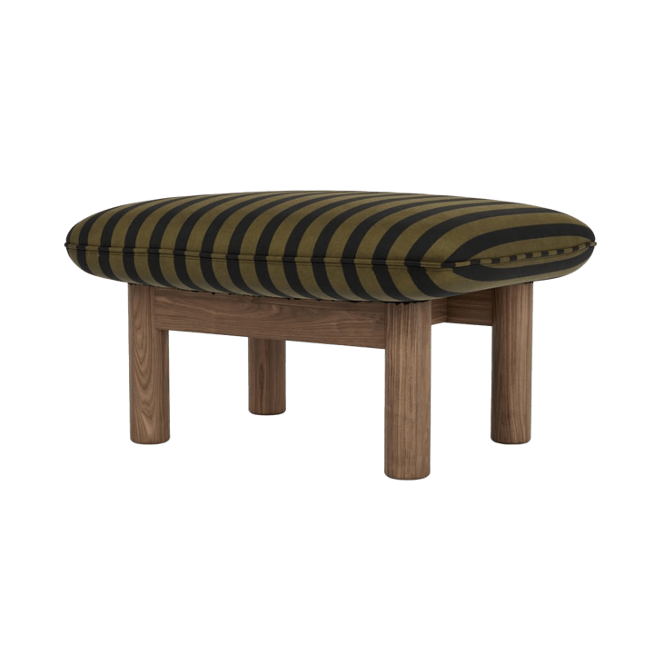 Brasilia footstool - Walnut-Cabanon Soft FCL7029-04 - Audo Copenhagen