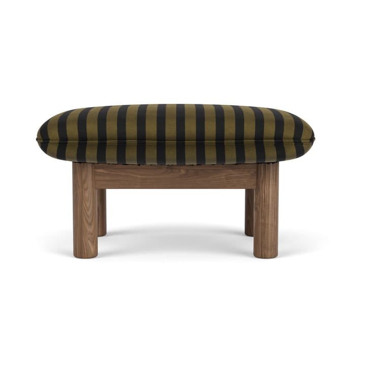 Brasilia footstool - Walnut-Cabanon Soft FCL7029-04 - Audo Copenhagen