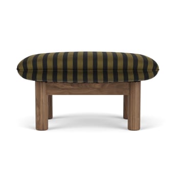 Brasilia footstool - Walnut-Cabanon Soft FCL7029-04 - Audo Copenhagen