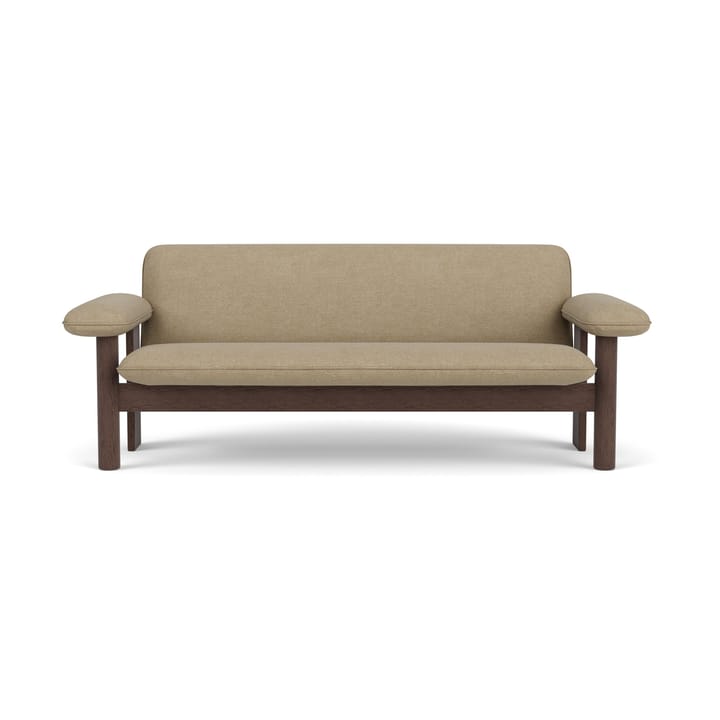 Brasilia sofa 2-seats, Dark oak-Audo Bouclé 02 Audo Copenhagen