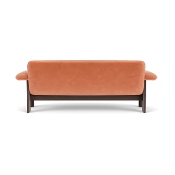 Brasilia sofa 2-seats - Dark oak-Avalon 012 - Audo Copenhagen