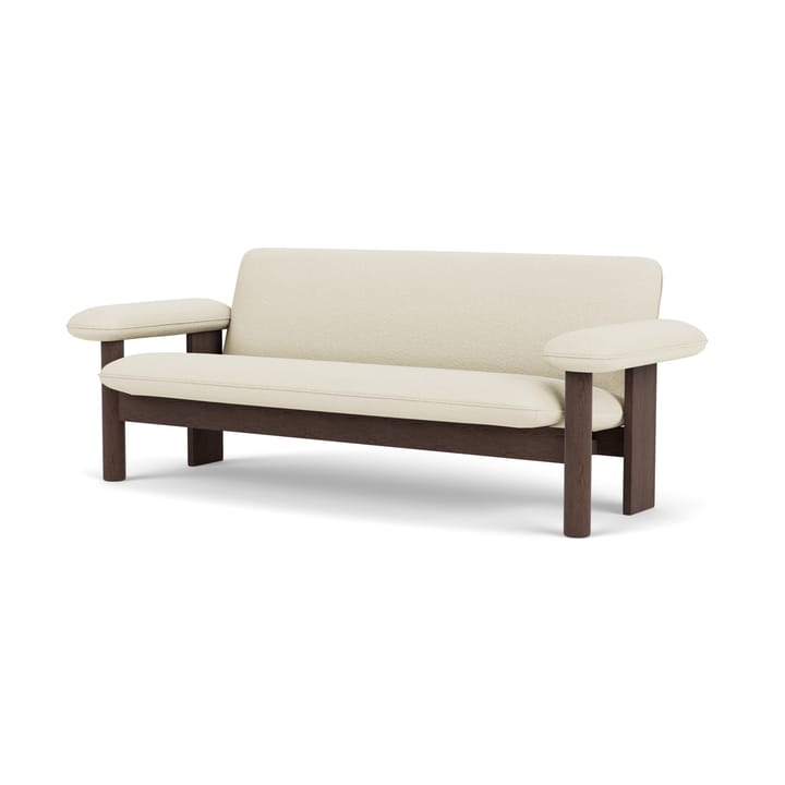 Brasilia sofa 2-seats - Dark oak-Baru 0200 - Audo Copenhagen