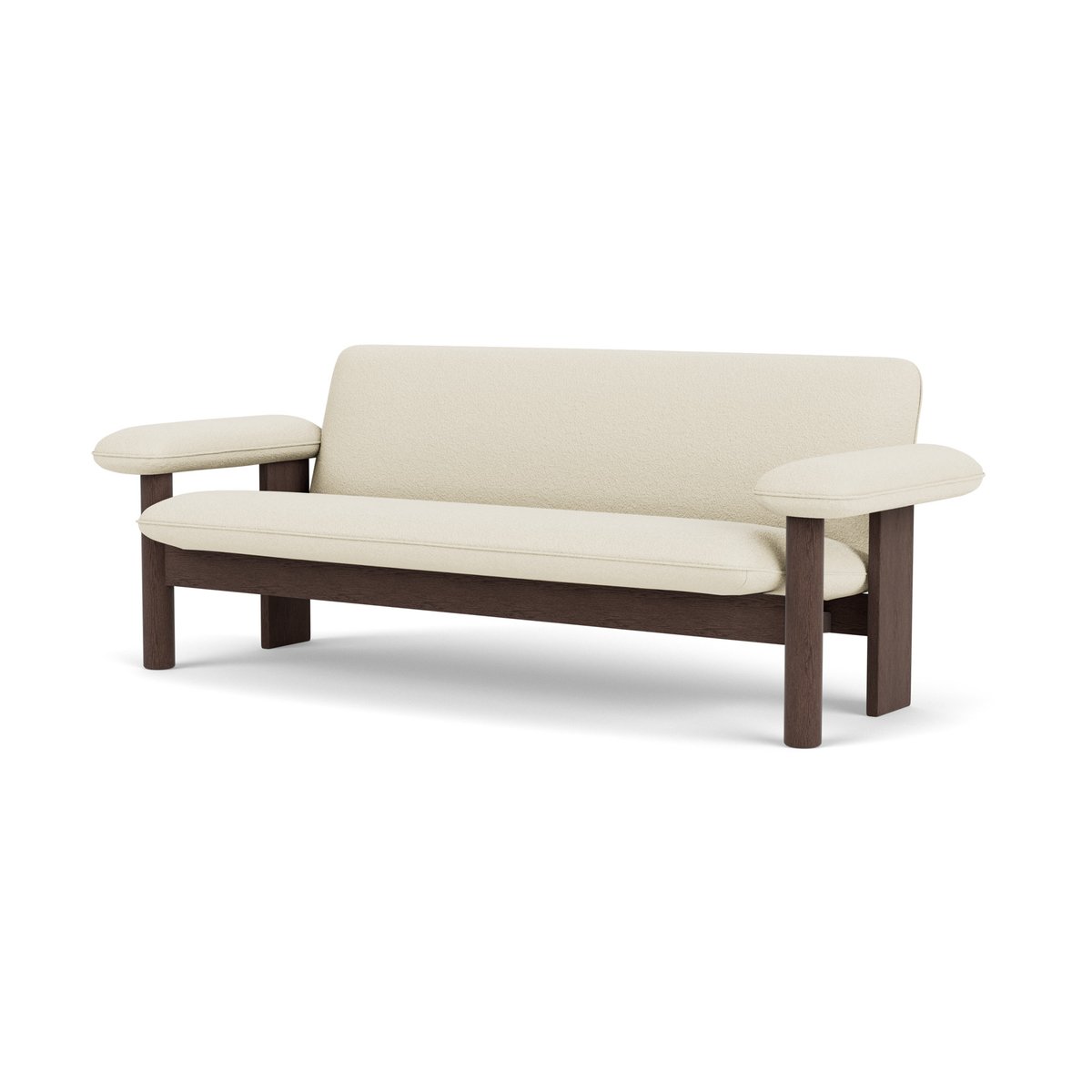 Audo Copenhagen Brasilia sofa 2-seats Dark oak-Baru 0200