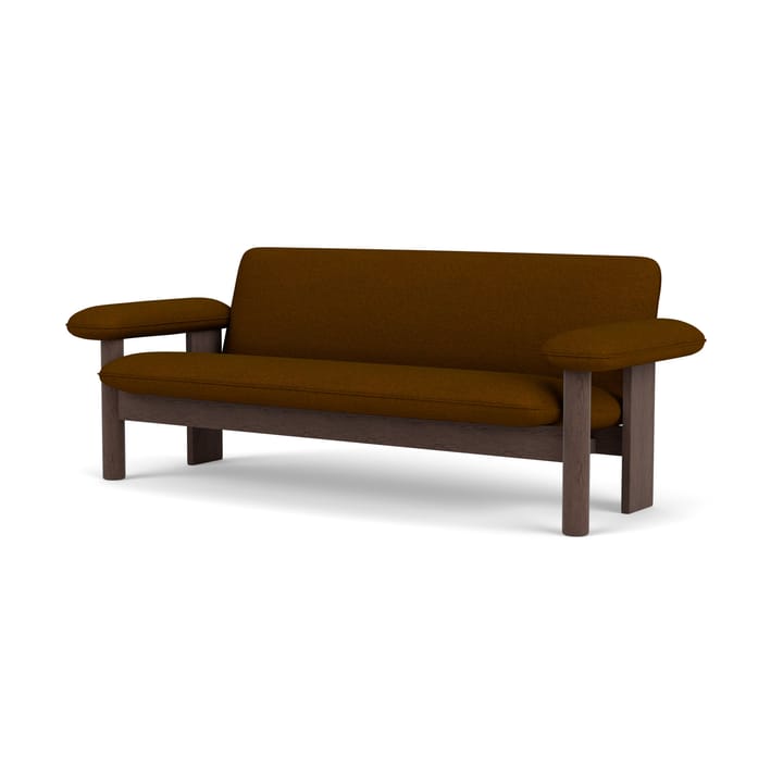 Brasilia sofa 2-seats - Dark oak-Baru 0450 - Audo Copenhagen