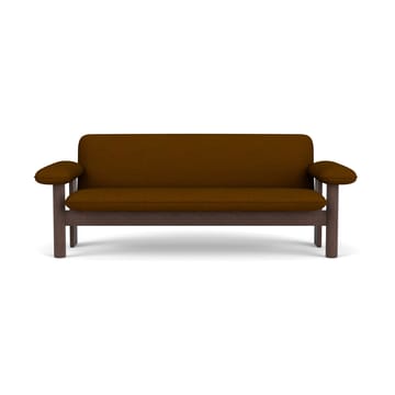 Brasilia sofa 2-seats - Dark oak-Baru 0450 - Audo Copenhagen