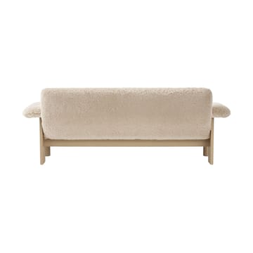 Brasilia sofa 2-seats - Natural oak-Nature sheepskin curly - Audo Copenhagen