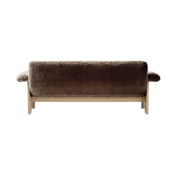 Brasilia sofa 2-seats - Natural oak-Sahara sheepskin curly - Audo Copenhagen