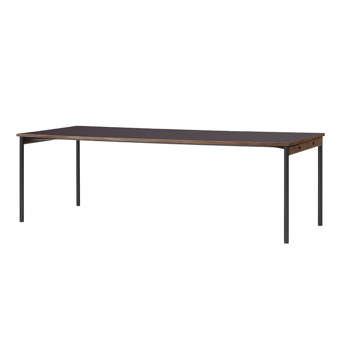 Audo Copenhagen Co Table conference table 240x100cm Black, laminate terra