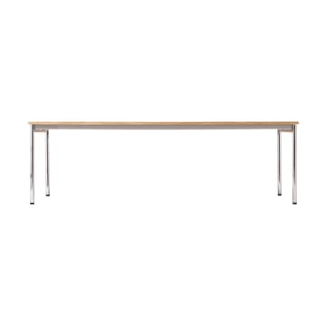 Co Table conference table 240x100cm - Chrome, laminate creme - Audo Copenhagen