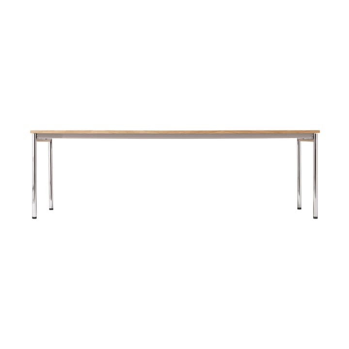 Co Table conference table 240x100cm - Chrome, laminate creme - Audo Copenhagen