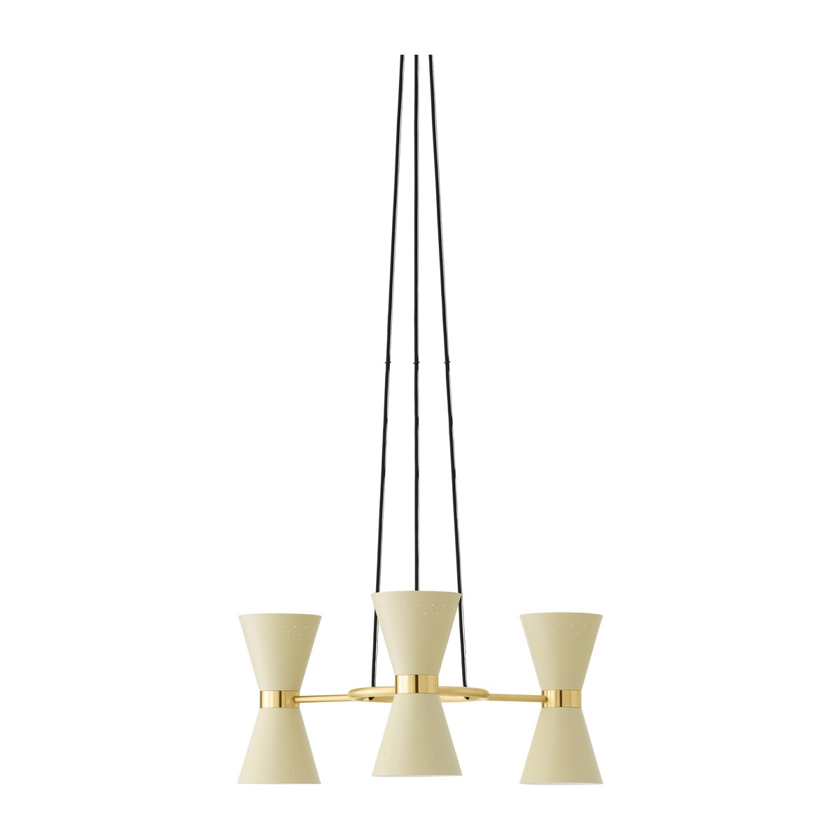 Audo Copenhagen Collector chandelier 3 Crème