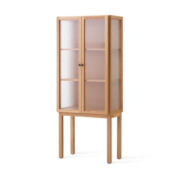 Curiosity cabinet with glass doors 168 cm - Oak - Audo Copenhagen