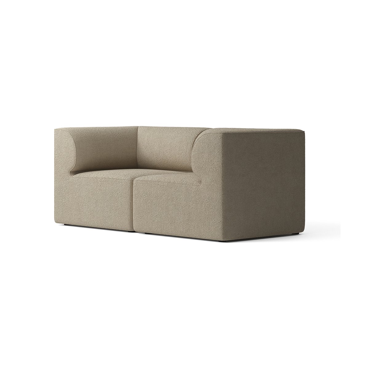 Audo Copenhagen Eave 86 modular sofa configuration 1 Audo Bouclé 02 (Beige)