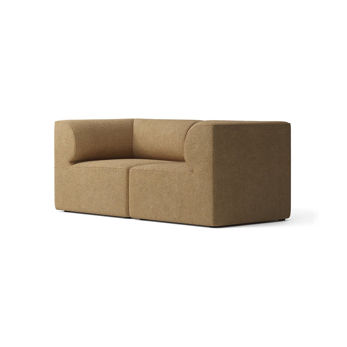 Audo Copenhagen Eave 86 modular sofa configuration 1 Audo Bouclé 06 (Gold)