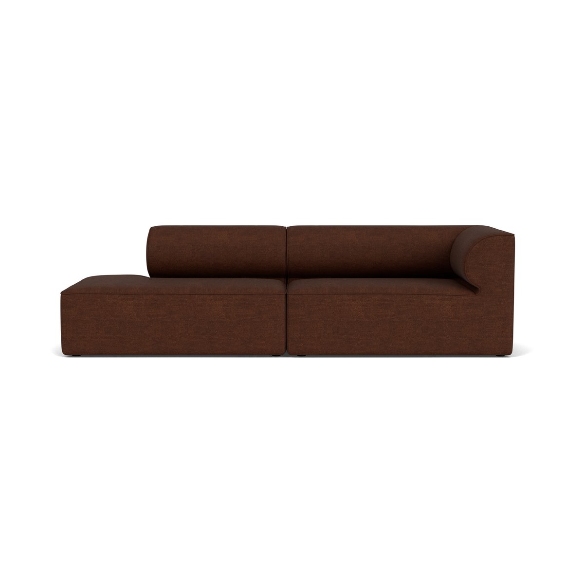 Audo Copenhagen Eave 86 modular sofa configuration 4 Audo Bouclé 08 (Bordeaux)