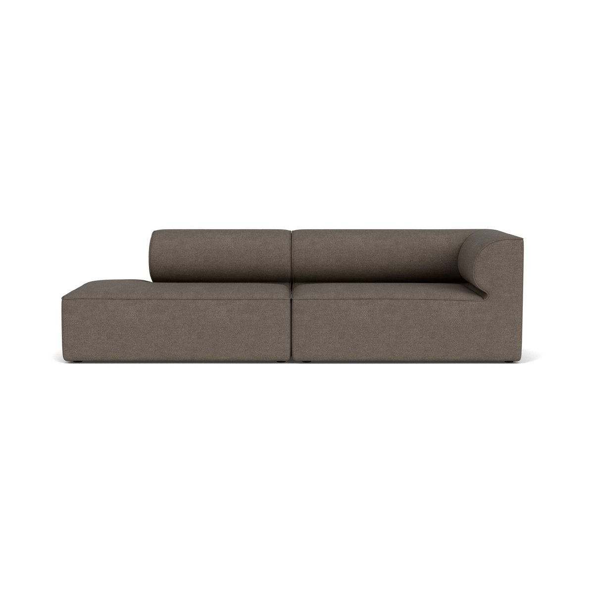 Audo Copenhagen Eave 86 modular sofa configuration 4 Audo Bouclé 16 (Dark Grey)