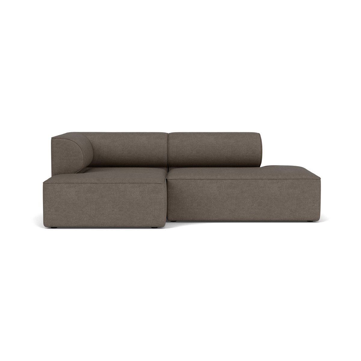 Audo Copenhagen Eave 96 modular sofa configuration 7 Audo Bouclé 16 (Dark Grey)