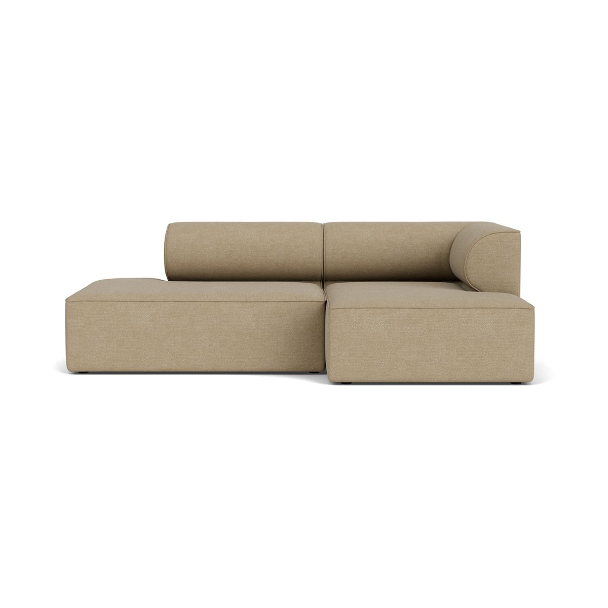 Audo Copenhagen Eave 96 modular sofa configuration 8 Audo Bouclé 02 (Beige)