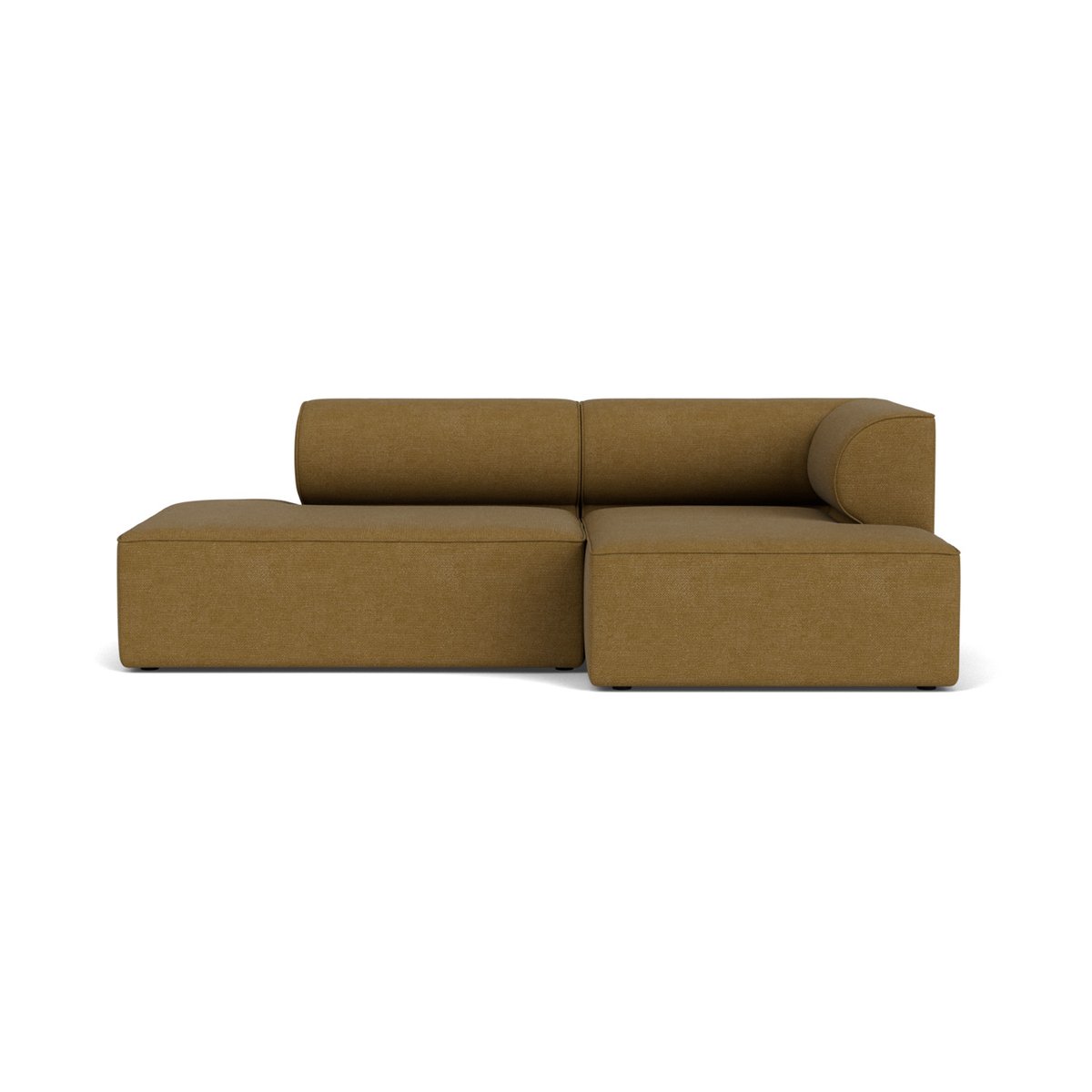 Audo Copenhagen Eave 96 modular sofa configuration 8 Audo Bouclé 06 (Gold)