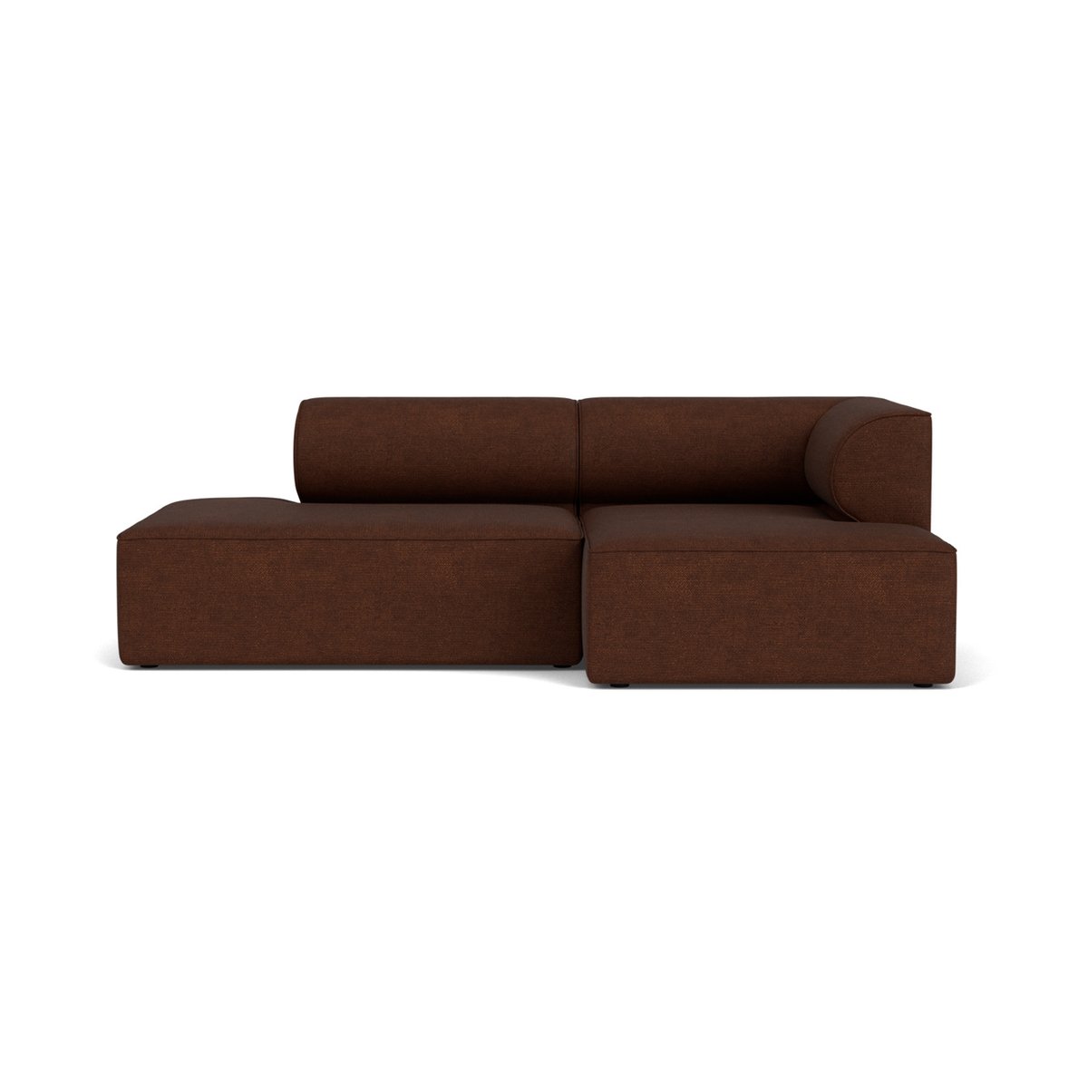 Audo Copenhagen Eave 96 modular sofa configuration 8 Audo Bouclé 08 (Bordeaux)