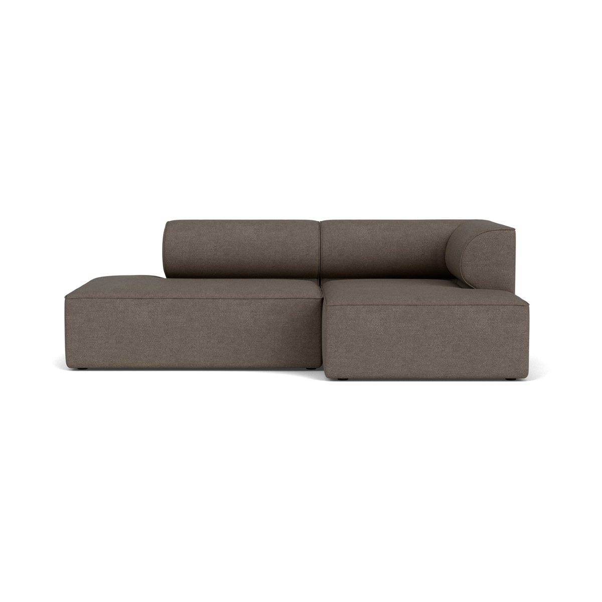 Audo Copenhagen Eave 96 modular sofa configuration 8 Audo Bouclé 16 (Dark Grey)