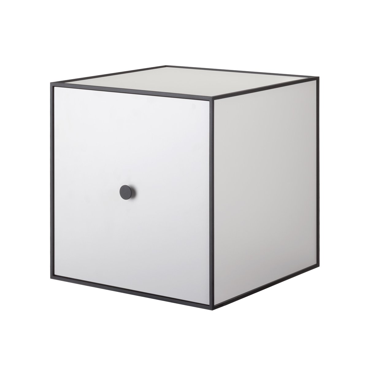 Audo Copenhagen Frame 35 cube with door light grey