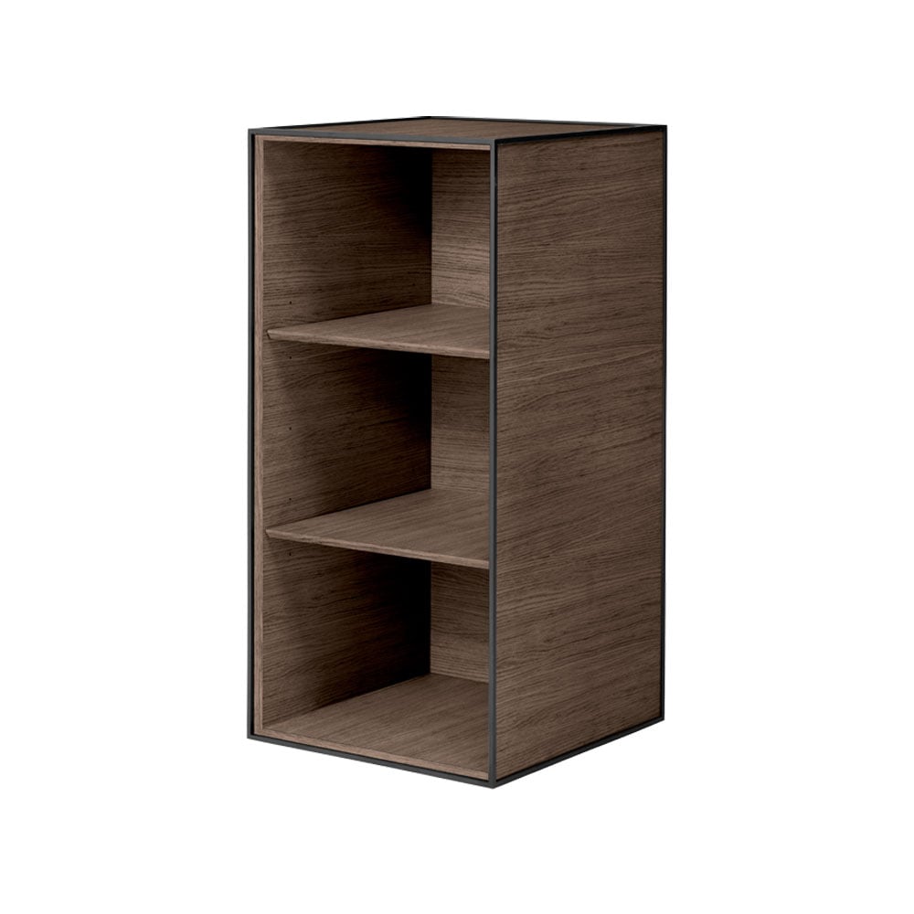 Audo Copenhagen Frame 70 storage Smoked oak, 2 shelf