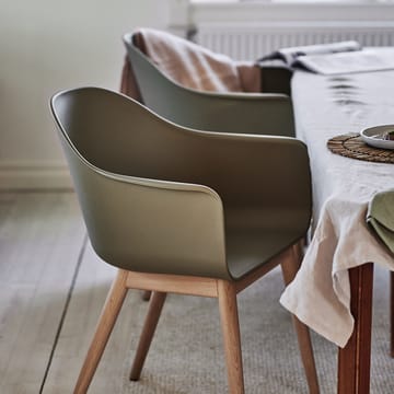 Harbour chair oak legs - Olive - Audo Copenhagen