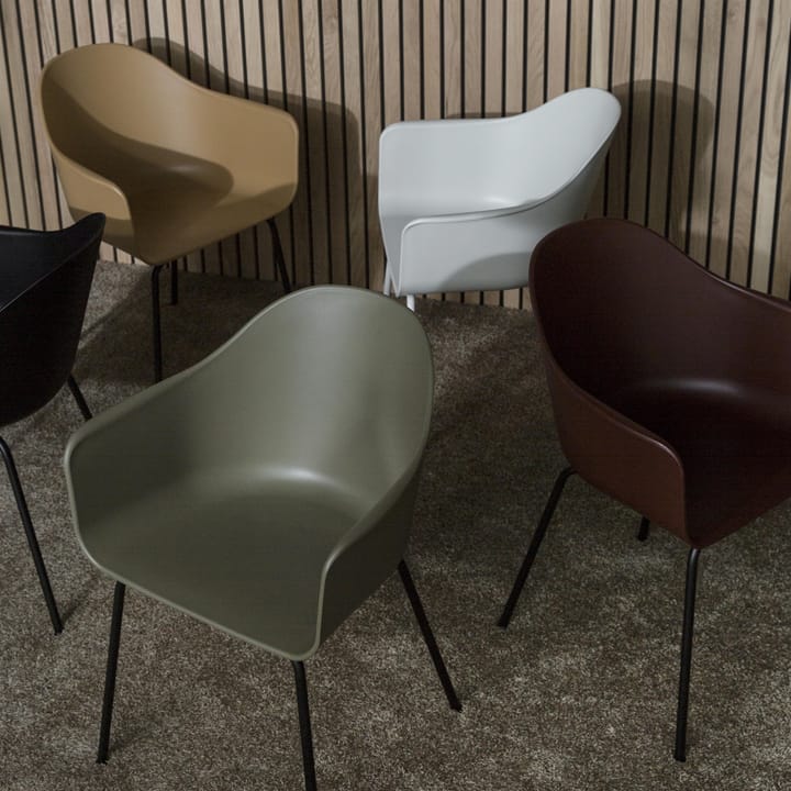 Harbour chair steel legs, Khaki Audo Copenhagen