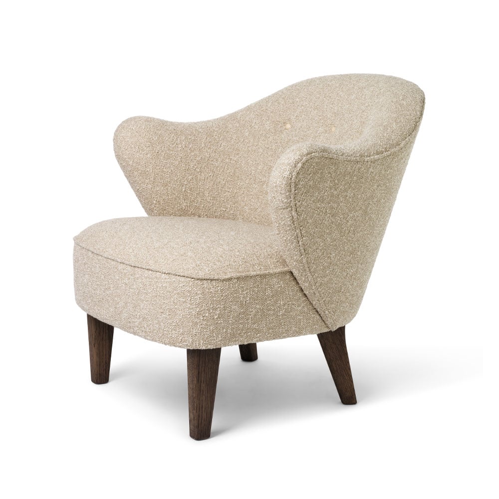 Audo Copenhagen Ingeborg armchair Sahcozero beige-legs smoked oak