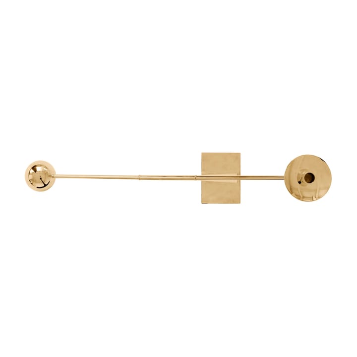 Interconnect candlestick 70 cm, Polished brass Audo Copenhagen